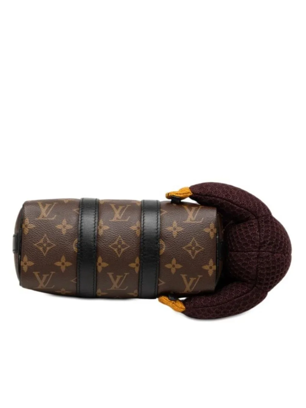 Louis Vuitton Monogram Keepall XS LV Friend 2-Way Shoulder Bag Brown Leather